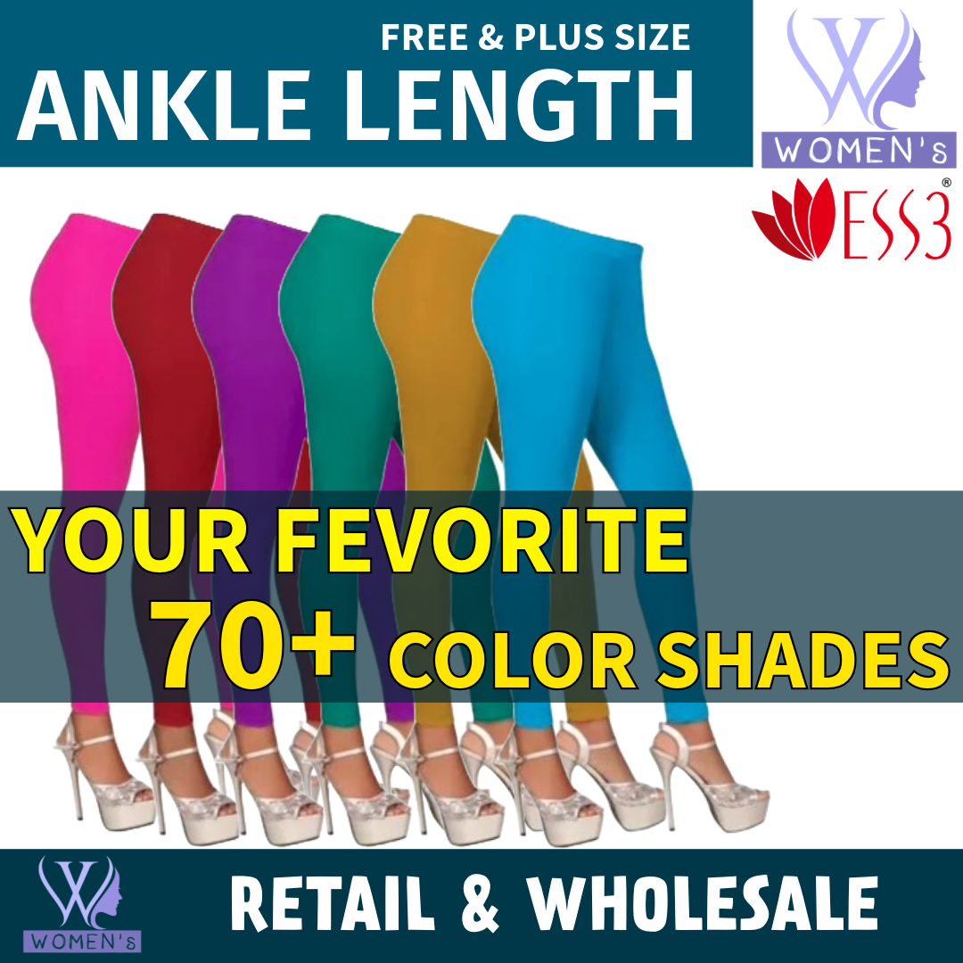 Configure Ankle Length Leggings As Per Your Color & Size